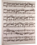 Handwritten sheet music by Anonymous