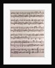 Handwritten sheet music by Anonymous