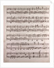 Handwritten sheet music by Anonymous