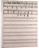 Handwritten sheet music by Anonymous