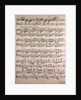 Handwritten sheet music, ben marcato il tema by Anonymous