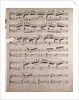 Handwritten sheet music by Anonymous