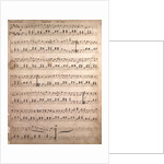 Handwritten sheet music, grazien walzer by Anonymous