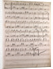 Handwritten sheet music by Anonymous