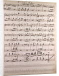 Handwritten sheet music. galopp by Anonymous