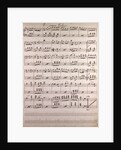Handwritten sheet music. galopp by Anonymous