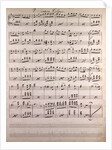 Handwritten sheet music. galopp by Anonymous