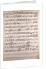 Handwritten sheet music. galopp by Anonymous