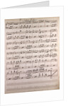 Handwritten sheet music. galopp by Anonymous