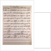 Handwritten sheet music. galopp by Anonymous