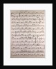 Handwritten sheet music by Anonymous