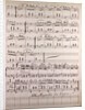 Handwritten sheet music, Polka Mazurka from A. Baur, Polka Mazurka da Capo by Anonymous