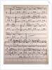 Handwritten sheet music, Polka Mazurka from A. Baur, Polka Mazurka da Capo by Anonymous