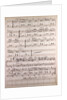 Handwritten sheet music, Polka Mazurka from A. Baur, Polka Mazurka da Capo by Anonymous