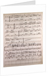 Handwritten sheet music, Polka Mazurka from A. Baur, Polka Mazurka da Capo by Anonymous