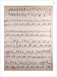 Handwritten sheet music by Anonymous