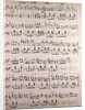Handwritten sheet music by Anonymous