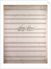 Spinn Spinn!, Handwritten sheet music by Anonymous