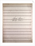 Spinn Spinn!, Handwritten sheet music by Anonymous