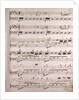 Handwritten sheet music by Anonymous