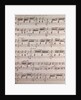 Handwritten sheet music, andantino grazioso ed espressivo by Anonymous