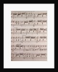 Handwritten sheet music, andantino grazioso ed espressivo by Anonymous