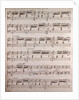 Handwritten sheet music, andantino grazioso ed espressivo by Anonymous