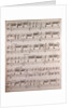 Handwritten sheet music, andantino grazioso ed espressivo by Anonymous