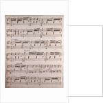 Handwritten sheet music, andantino grazioso ed espressivo by Anonymous