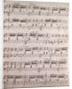 Handwritten sheet music by Anonymous