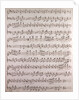 Handwritten sheet music by Anonymous