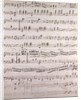 Handwritten sheet music by Anonymous