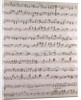 Handwritten sheet music by Anonymous