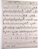 Handwritten sheet music by Anonymous