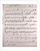 Handwritten sheet music by Anonymous
