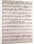 Handwritten sheet music, andante con moto by Anonymous