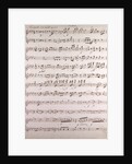 Handwritten sheet music, andante con moto by Anonymous