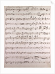 Handwritten sheet music, andante con moto by Anonymous