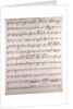 Handwritten sheet music, andante con moto by Anonymous