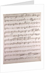 Handwritten sheet music, andante con moto by Anonymous