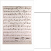 Handwritten sheet music, andante con moto by Anonymous