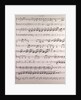 Handwritten sheet music, secondo by Anonymous