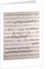Handwritten sheet music, secondo by Anonymous