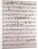 Handwritten sheet music by Anonymous
