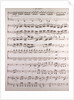 Handwritten sheet music, secondo by Anonymous