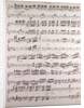 Handwritten sheet music, primo by Anonymous