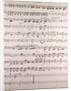 Handwritten sheet music, secondo, tempo by Anonymous