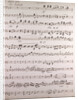Handwritten sheet music, ouverture poco andante, secondo by Anonymous