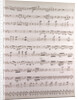 Handwritten sheet music by Anonymous
