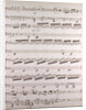 Handwritten sheet music by Anonymous